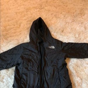 North face jacket reversible